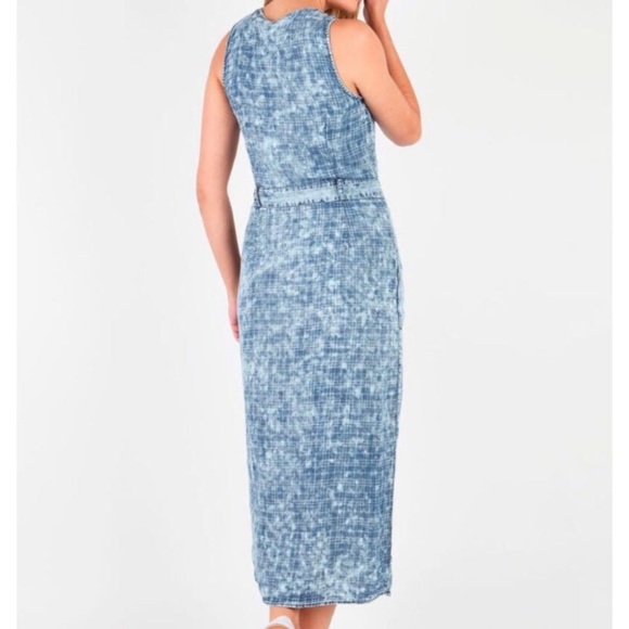 🏖️ Kut From The Kloth Jules Plaid Split Front Dress - Picture 3 of 14